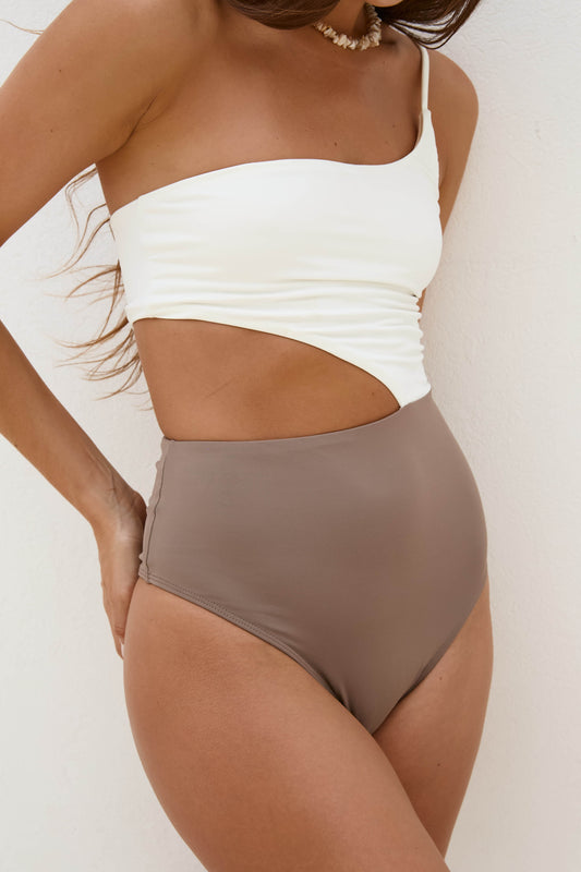 Bañador Ana Mocha / Vainilla