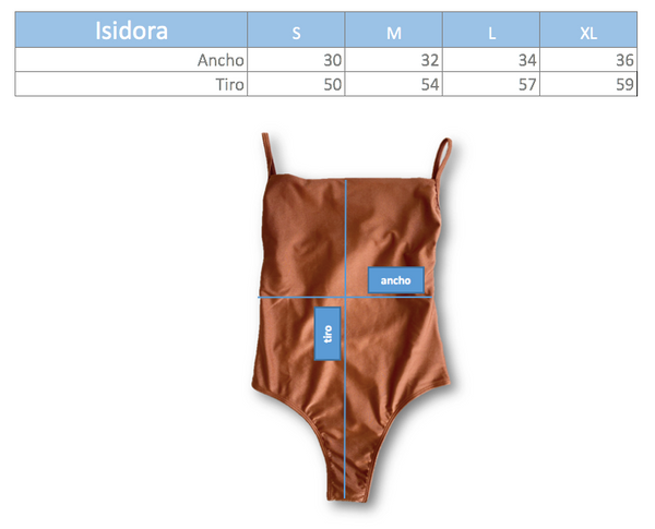 Bañador Isidora Chocolate